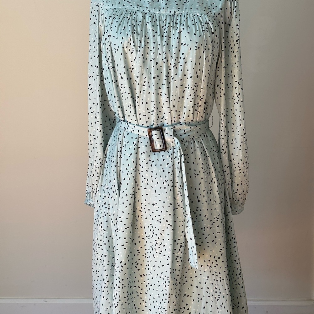 Elegant Polka Dot Dress
